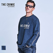 CRIMIE VINTAGE OVERDYE LOGO LONG SLEEVE T SHIRT CR1-02A1-CL03画像
