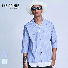 CRIMIE STRIPE 7TH SLEEVE SHIRT CR1-02A1-SH02画像