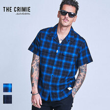 CRIMIE OMBRE CHECK SHORT SLEEVE SHIRT CR1-02A1-SS05画像