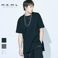 MSML/MUSIC SAVED MY LIFE SIDE SLIT SHORT SLEEVE TEE M21-02A1-CS01画像