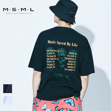 MSML/MUSIC SAVED MY LIFE GRAPHIC USED BIG TEE M11-02A1-TS02画像