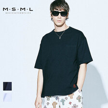 MSML/MUSIC SAVED MY LIFE EMBROIDERY BIG TEE M11-02A1-TS01画像