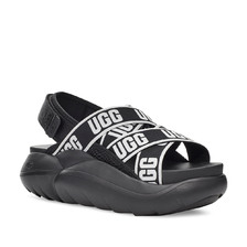 UGG LA Cloud Sandal BLACK / LOGO 1110090-BCKL画像
