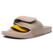 adidas CHANCLETAS HU "PHARRELL WILLIAMS &times; NIGO" "FRIENDSHIP PACK" BOLD GOLD/GUM4/GREEN TINT FZ2231画像