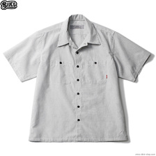BLUCO STANDARD WORK SHIRTS S/S (L.GY-GY.STP) OL-108-021画像
