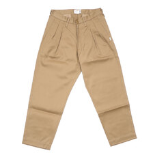 WTAPS 21SS TUCK 02 TROUSERS BEIGE 211HCDT-HT01画像