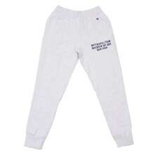 Champion MET CAMPUS Reverse Weave Sweat Pants SILVER GREY画像