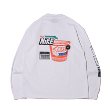 NIKE AS M NSW TEE LS MOCK NECK SM WHITE/NEPTUNE GREEN DD5924-100画像