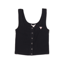 GUESS SL GUESS LOGO CROP TANK BLACK W0GI71R9I50-BLK画像
