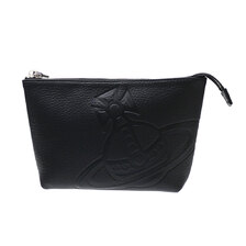 Vivienne Westwood HAMILTON POUCH M BLACK画像