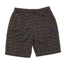 NEEDLES 21SS Track Short Bright Jersey Print BROWN画像