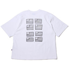 FILA &times; Ken Kagami American T SHIRTS WHITE FS3008-01画像