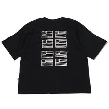 FILA &times; Ken Kagami American T SHIRTS BLACK FS3008-08画像