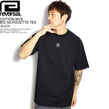 reversal COTTON MVS BIG SILHOUETTE TEE -BLACK- RV21SS001画像