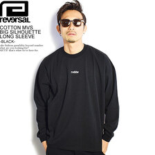 reversal COTTON MVS BIG SILHOUETTE LONG SLEEVE -BLACK- RV21SS101画像