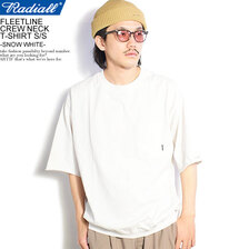 RADIALL FLEETLINE - CREW NECK T-SHIRT S/S -SNOW WHITE- RAD-21SS-CUT011画像