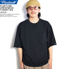 RADIALL FLEETLINE - CREW NECK T-SHIRT S/S -BLACK- RAD-21SS-CUT011画像
