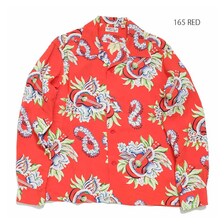 SUN SURF L/S RAYON HAWAIIAN SHIRT "MACINTOSH UKULELE" SS28555画像