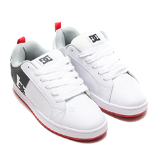 DC SHOES COURT GRAFFIK WHITE/GREY/RED DM211023-WYR画像