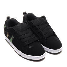 DC SHOES COURT GRAFFIK SQ BLACK/CAMO PRINT DM211024-0CP画像