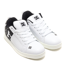 DC SHOES COURT GRAFFIK LITE WHITE/BLACK DM211601-WBK画像