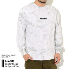 X-LARGE Standard Logo Tie Dye L/S Tee 101211011004画像