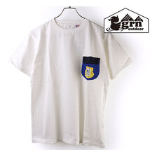 grn outdoor MUSHIMUSHI S/S TEE WHITE GO0108F画像