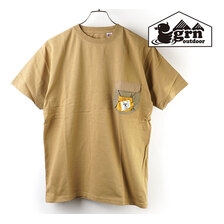 grn outdoor MUSHIMUSHI S/S TEE CAMEL GO0108F画像
