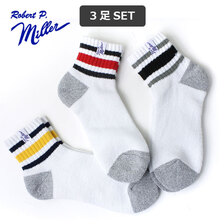 Miller ボーダー クォーターソックス 305C画像