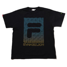 FILA &times; EVANGELION LONGINUS T SHIRT BLACK FS0131-08画像