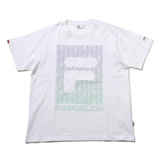 FILA &times; EVANGELION LONGINUS T SHIRT WHITE FS0131-01画像
