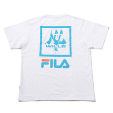 FILA x EVANGELION WILLE/NERV T SHIRT WHITE FS0132-01画像