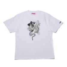 FRONT OF WALL Ume &times; PROPS Management S/S TEE WHITE画像