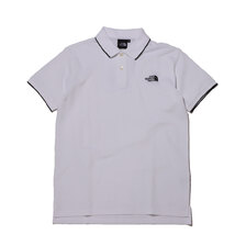 THE NORTH FACE S/S MAXIFRESH LINED POLO WHITE NT22043-W画像