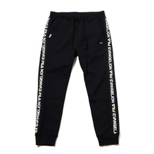 FILA &times; EVANGELION TAPE LINE PANTS BLACK FS0129-08画像