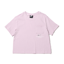 NIKE AS W NSW SWSH SS TOP ICED LILAC/WHITE CZ8912-576画像