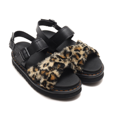 Dr.Martens ZEBRILUS VOSS II FLUFFY TAN/BLACK+BLACK LEOPARD FAUX FUR+HYDRO BLACK 26721285画像
