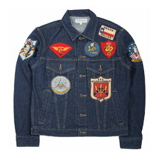 AVIREX TYPE BLUE TOP GUN DENIM JACKET INDIGO 6112113-88画像