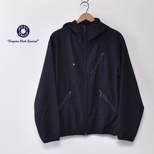 POST OVERALLS E-Z Hoodie PS2 poly mesh seersucker navy 3601画像