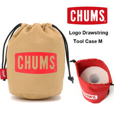 CHUMS Logo Drawstring Tool Case M CH60-3050画像