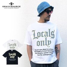 GRAVYSOURCE LOCALS TEE GS21-NTE02画像
