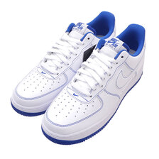 NIKE AIR FORCE 1 07 WHITE/WHITE-GAME ROYAL CV1724-101画像