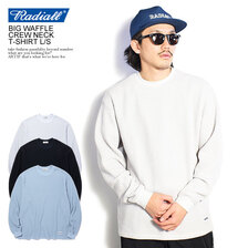 RADIALL BIG WAFFLE - CREW NECK T-SHIRT L/S RAD-21SS-CUT004画像