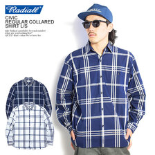 RADIALL CIVIC - REGULAR COLLARED SHIRT L/S RAD-21SS-SH012画像