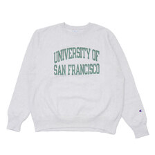 Champion UNIVERSITY OF SAN FRANCISCO Reverse Weave Sweat SILVER GREY画像