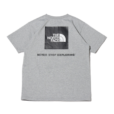 THE NORTH FACE S/S BACK SQUARE LOGO TEE MIX GRAY NT32144-Z画像