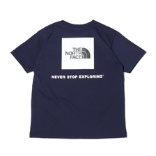 THE NORTH FACE S/S BACK SQUARE LOGO TEE TNF NAVY NT32144-NY画像