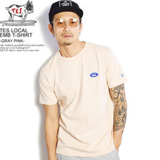 The Endless Summer TES LOCAL EMB T-SHIRT -GRAY PINK- NV-1574310画像