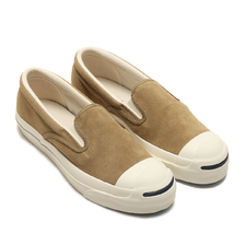 CONVERSE JACK PURCELL RET SUEDE SLIP-ON BIEGE 33300540画像