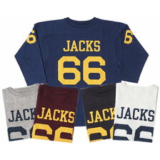 WAREHOUSE Lot 4063 7分袖フットボールT JACKS画像